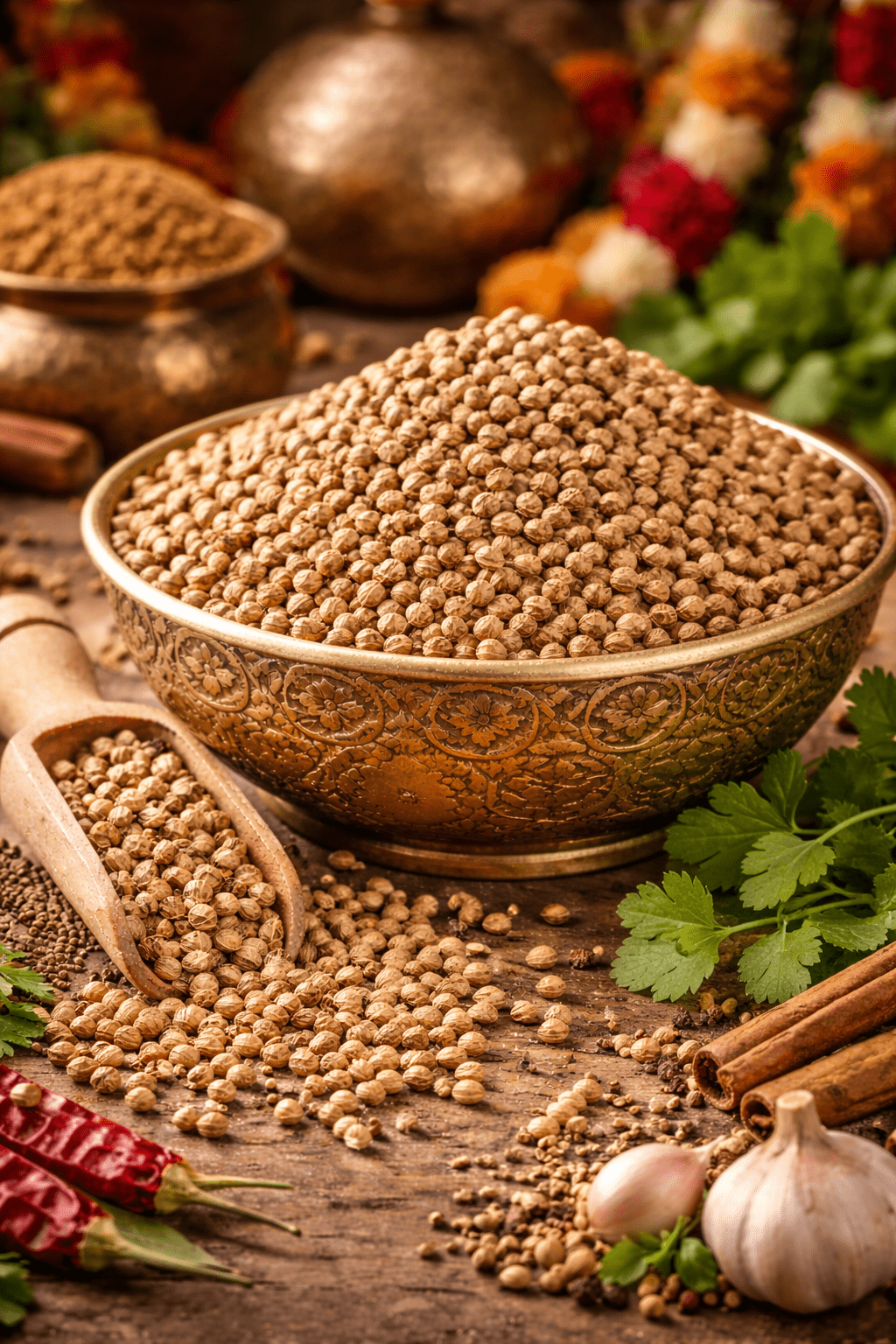 Native Coriander Seeds – Whole Dhania, Superior Quality - SAFT MASALA